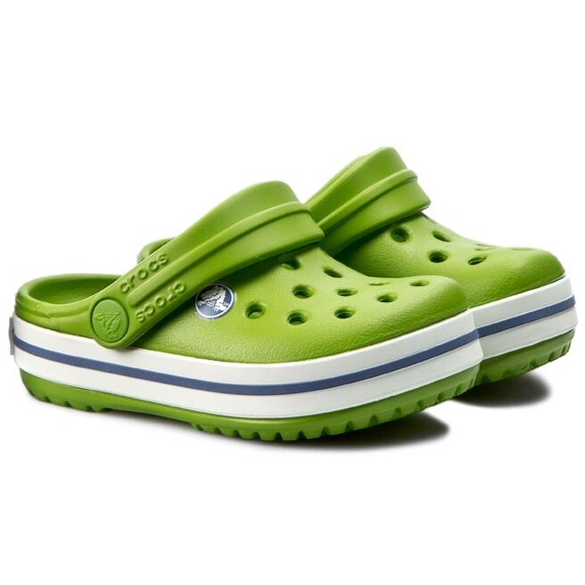 Mules sandales de bain Crocs Crocband Kids 10998 Parrot Green