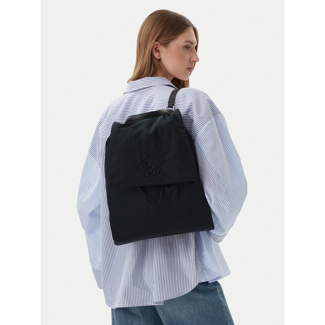 Plecak Tommy Hilfiger Th Elevated Nylon Backpack AW0AW18427 Czarny -