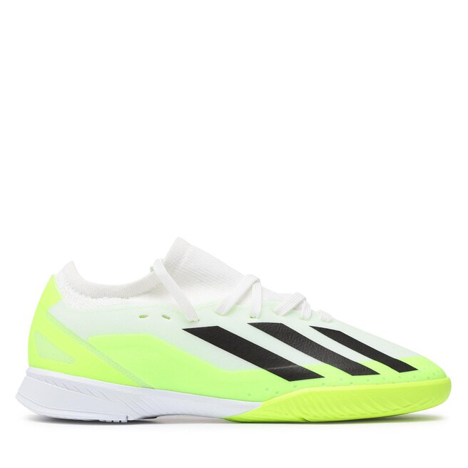 adidas Pantofi adidas X Crazyfast.3 In J IE1563 Ftwwht/Cblack/Luclem