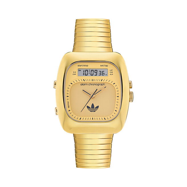 Zegarek adidas Retro Wave Three Chronograph - Złoty