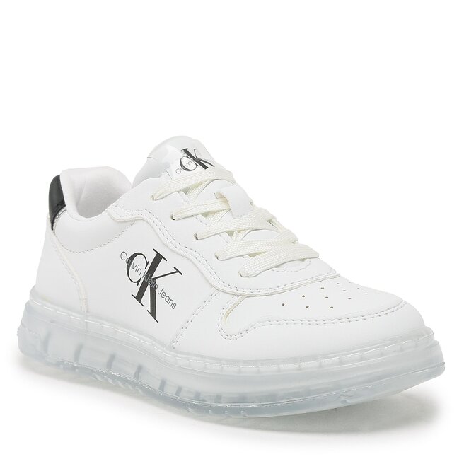 Αθλητικά Calvin Klein Jeans Low Cut Lace Up Sneaker V3X9-80554-1355100- M White 100-