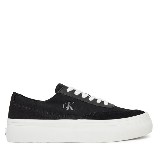 Sneakersy Calvin Klein Jeans Vulc Flatform Low Cv Mix Mg - Czarny