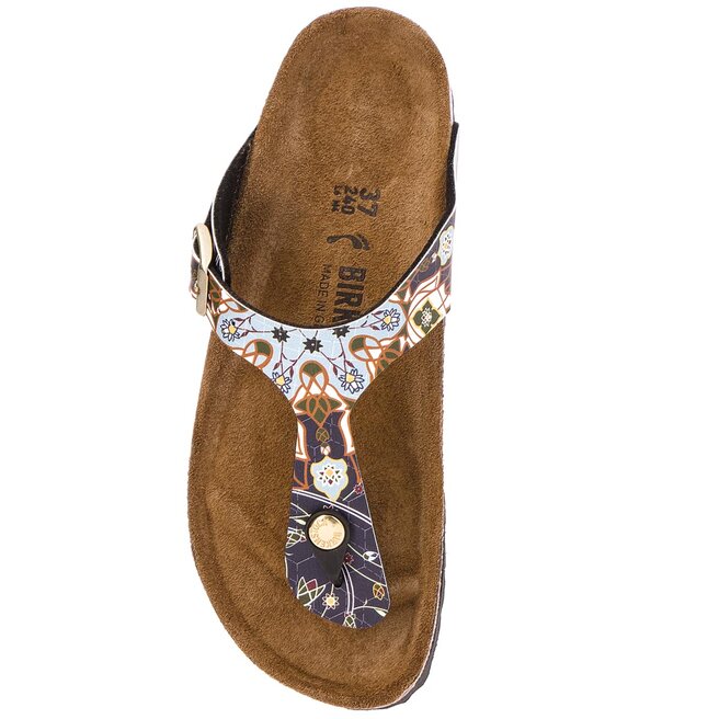 Birkenstock gizeh ancient mosaic blue online