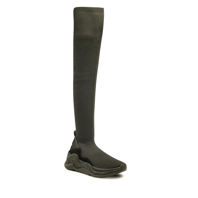 Cizme lungi muschetar Kurt Geiger London Knit Otk Sock 9340900609 Black