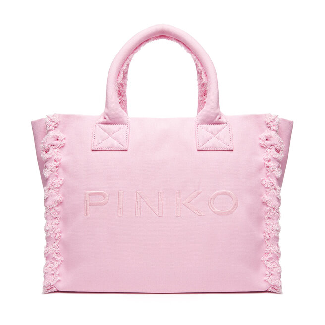 Torebka PINKO Beach Shopping PE 25 PLTT 100782 - Różowy