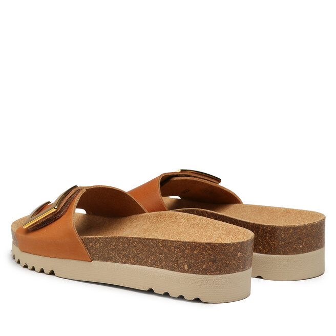 Scholl Чехли Scholl Monterey Mule MF30435 Cognac 1175