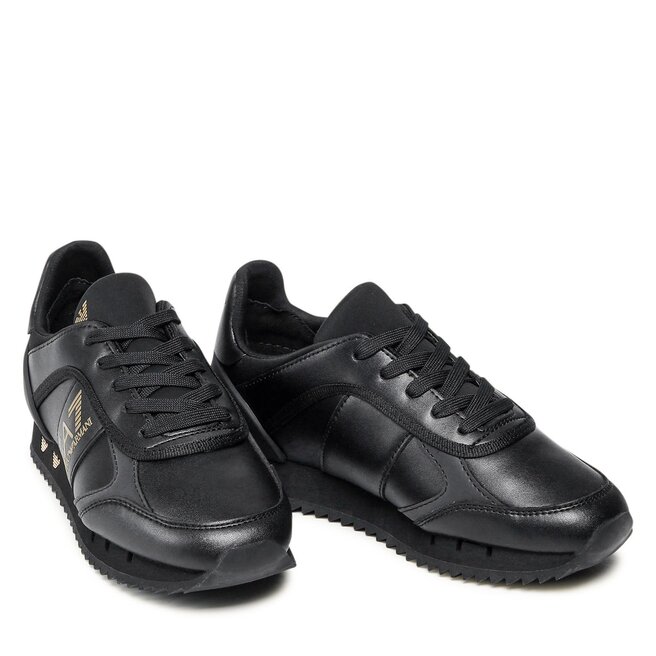 EA7 Emporio Armani Sneakersy EA7 Emporio Armani X8X119 XK291 R384 Triple Blk/Gold Eobu