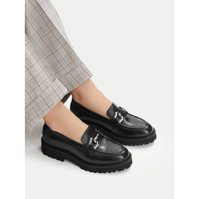 Loafersy Beverly Hills Polo Club EO-WI45-VIRO-01 Czarny - kobiece
