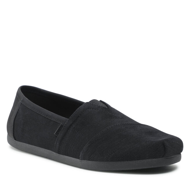 Pantofi Toms Alpargata 10017668 Black/Black 10017668 imagine noua