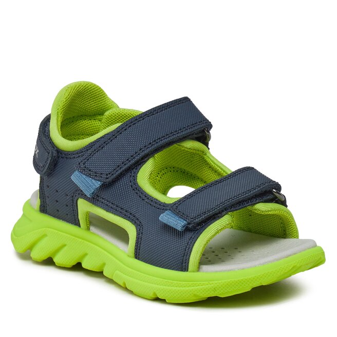 Geox J Sandal Airadyum Bo - Sandali In Pelle Per Bambini E Ragazzi, Comodi E Traspiranti