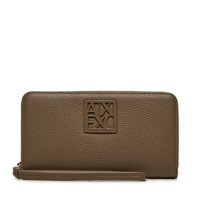 Portfel damski Armani Exchange XW000361 AF11902 - Brązowy