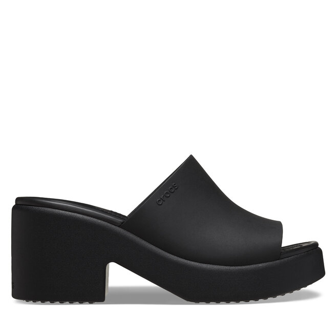 Klapki Crocs Brooklyn Slide Heel - Czarny