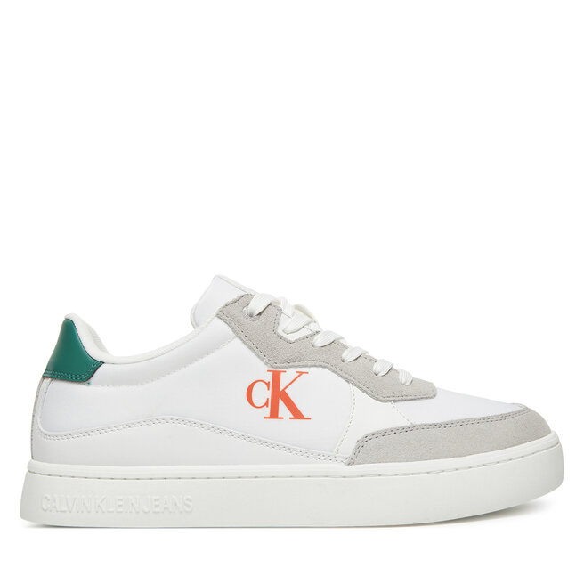 Sneakersy Calvin Klein Jeans Classic Cupsole Mg Nylon Mix - Biały