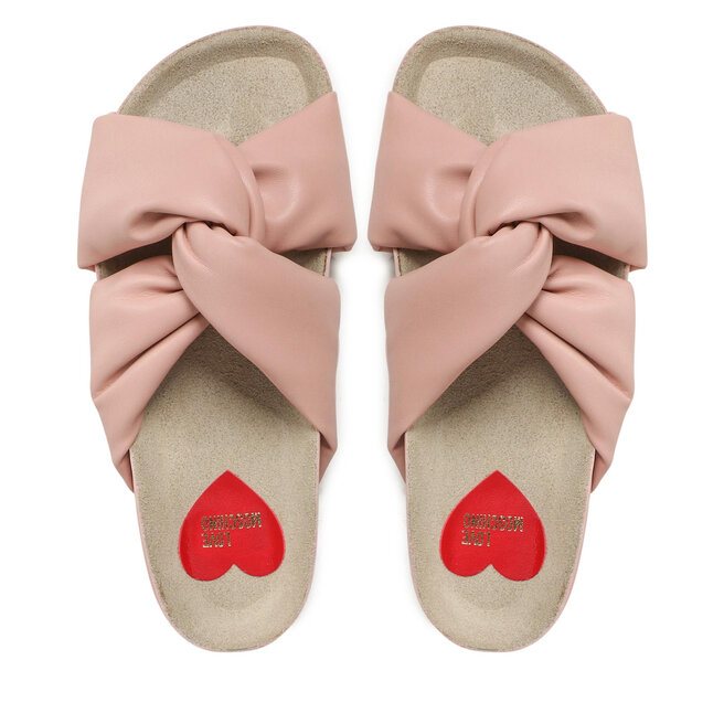 LOVE MOSCHINO Papucs LOVE MOSCHINO JA28233G0EIE0609 Nude/Nero