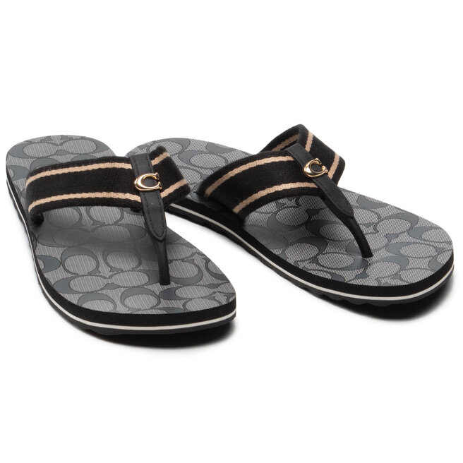 Zehentrenner Coach Zoe bed Flip Flop C2978 Black eschuhe.de
