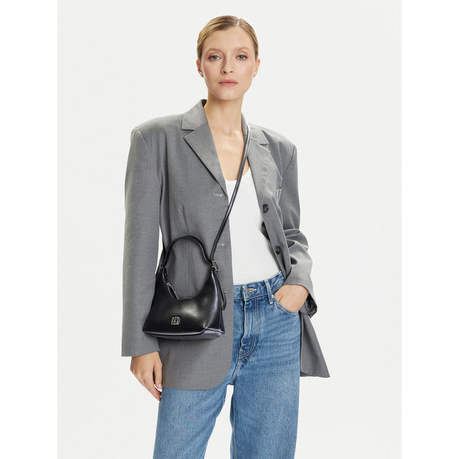 Torebka Calvin Klein Emblm Hw Lthr Mini LV04F3263G Czarny -