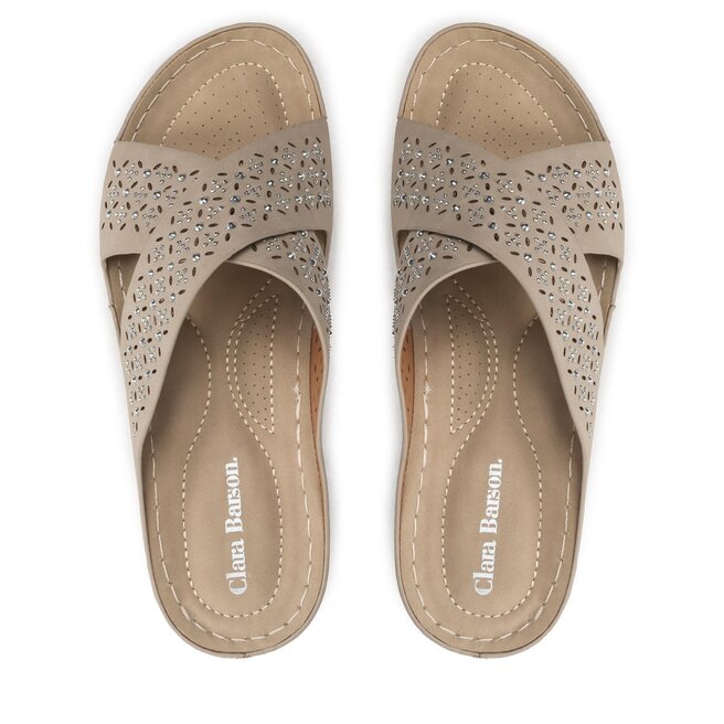 Clara Barson Șlapi Clara Barson WS8054-02 Beige