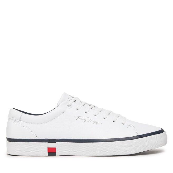 Sneakersy Tommy Hilfiger Modern Vulc Corporate Leather - Biały