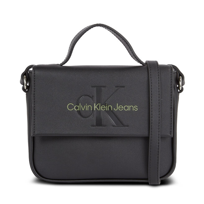 Torebka Calvin Klein Jeans Sculpted Boxy Flap Cb20 Mono - Czarny