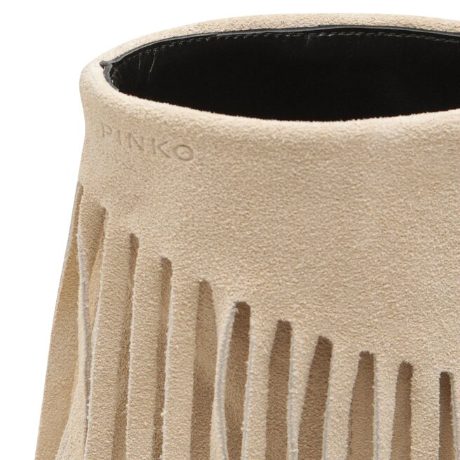 Pinko Bottines Pinko Olympe Tronchetto PE 23 BLKS1 100573 A0N8 White Z10