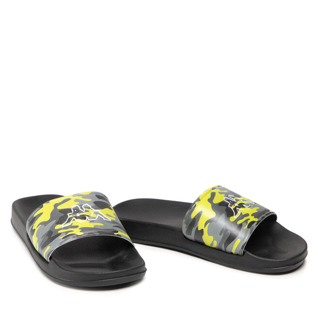 Kappa Șlapi Kappa 243123CA Black/Lime