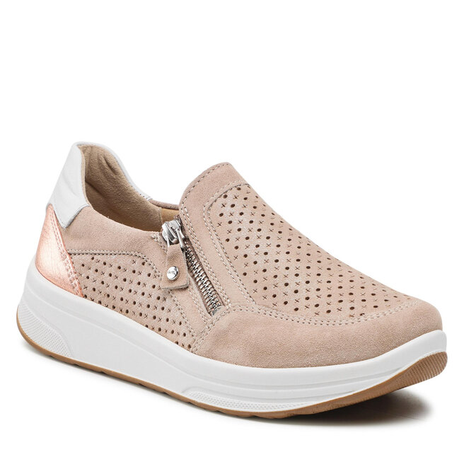Chaussures basses Ara 12 32448 78 Sand Rosegold Weiss chaussures