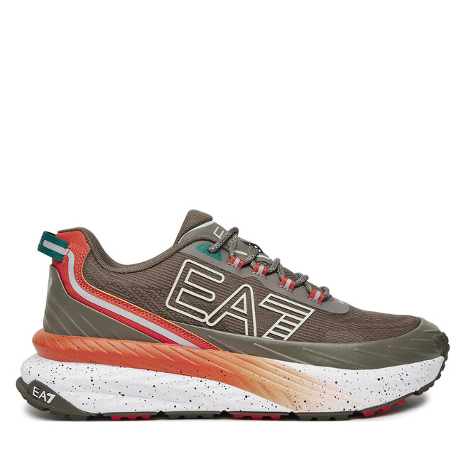 Sneakersy EA7 Emporio Armani X8X177 XK381 - Brązowy
