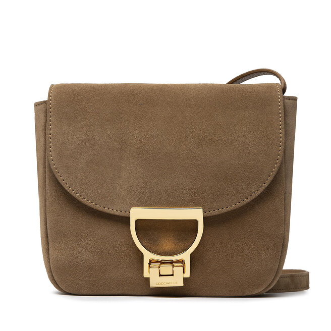 Coccinelle Дамска чанта Coccinelle MD6 Arlettis Suede E1 MD6 15 04 01 Nocciola W43