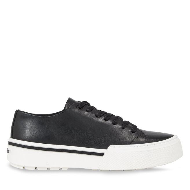Sneakersy Calvin Klein Low Top Lace Up - Czarny