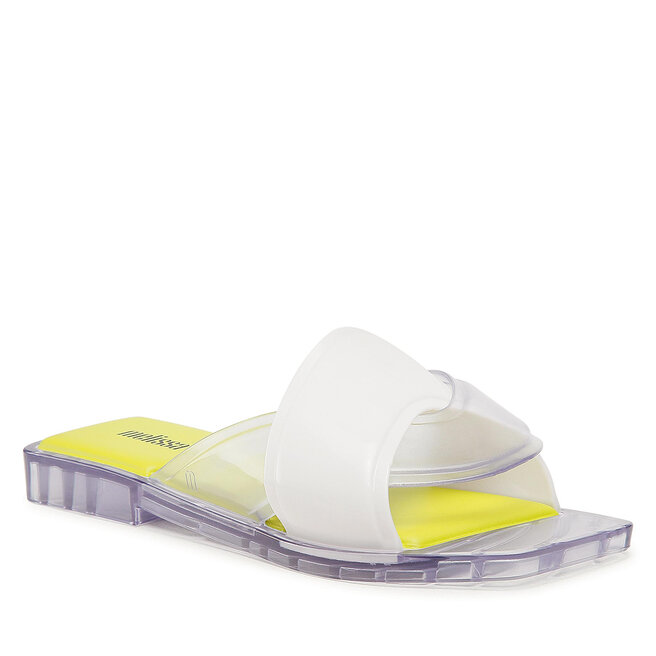 Șlapi Melissa Brigitte Ad 33582 Clear/White/Yellow AB702 33582 imagine noua gjx.ro