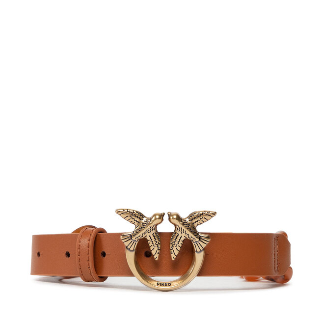 Pinko Dámsky opasok Pinko Love Day Turtle Chain Belt H2 PE 22 PLT01 1H2113 Y85T Cuoio L58Q