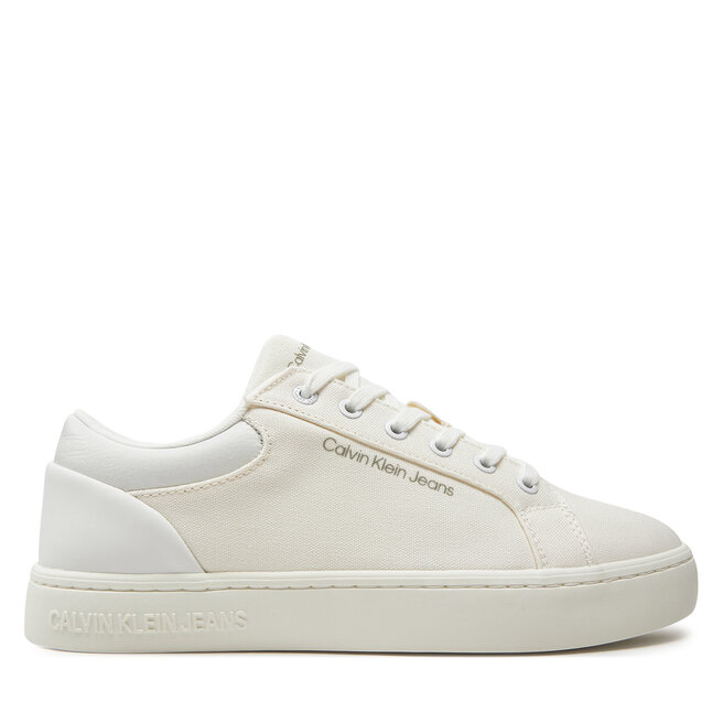 Sneakersy Calvin Klein Jeans Classic Cupsole Low Lth In Dc - Biały