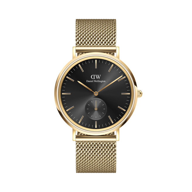 Zegarek Daniel Wellington Classic Multi-Eye Evergold Onyx - Złoty