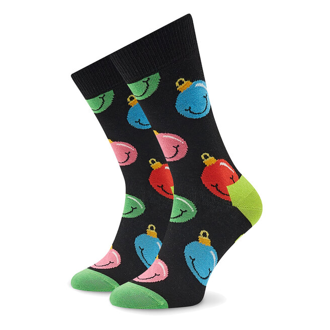 Happy Socks Sada 4 párů vysokých ponožek unisex Happy Socks XHTG09-6300 Barevná