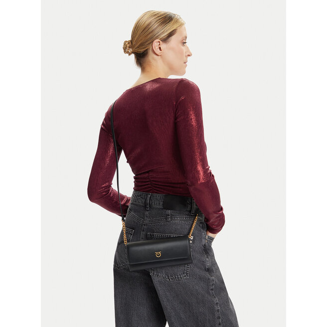 Torebka PINKO Love Tiny Brids Wallet C AI 25-26 PCPL 103765 A0F1 Czarny -