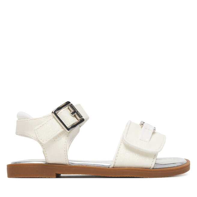 Sandały MICHAEL Michael Kors Kieran MK03828101 Biały - dziewczęce