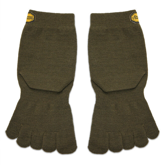 Vibram Fivefingers Calcetines altos unisex Vibram Fivefingers Blend Crew S18C01 Military Green