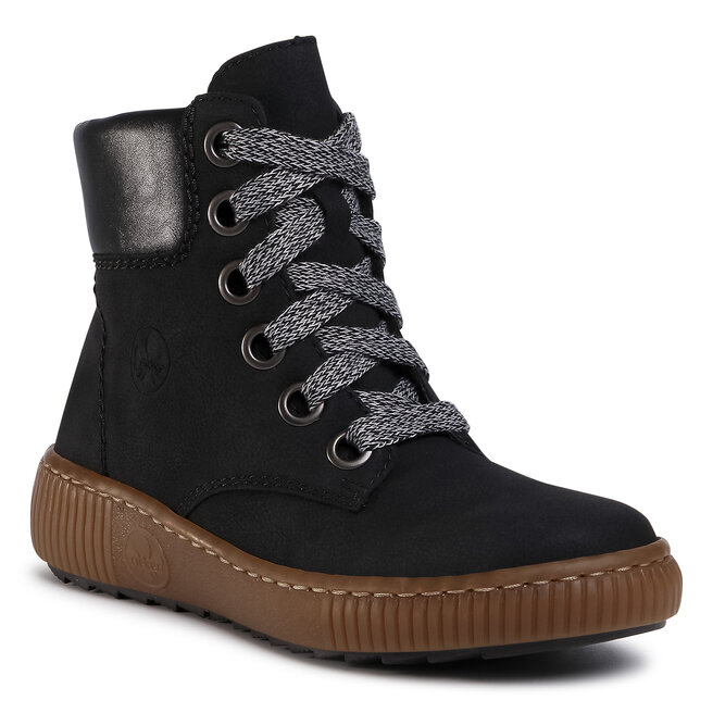 Botine Rieker Z6631-00 Schwarz