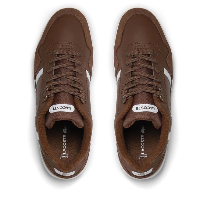 Lacoste Sneakers Lacoste T-Clip 746SMA0112 Dk Brw/Wht 2A6