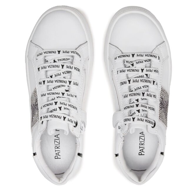 Patrizia Pepe Сникърси Patrizia Pepe PJ212.01 M Bianco/Nero