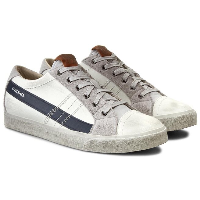 Sneakersy Diesel D String Low Y01107 P0919 H6105 White Vapor Blue