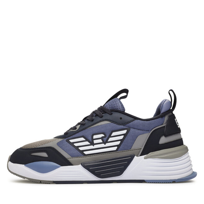 EA7 Emporio Armani Сникърси EA7 Emporio Armani X8X070 XK165 S917 Blk Iris+C.Blue+G.Fl