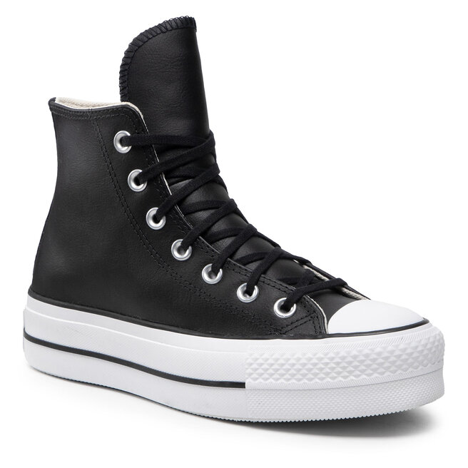 Teniși Converse Ctas Lift Clean Hi 561675C Black/Black/White
