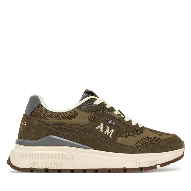 Sneakersy Aeronautica Militare 261SC0318UCT04248 Zielony - męskie