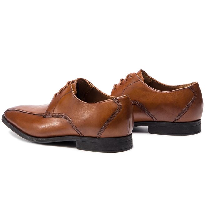 portón Perca Secreto Zapatos Clarks Gilman Mode 261302807 Dark Tan Leather • Www.zapatos.es
