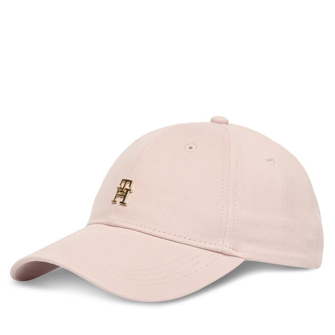 Czapka z daszkiem Tommy Hilfiger Th Elevated Chic Cap AW0AW17631 Różowy -