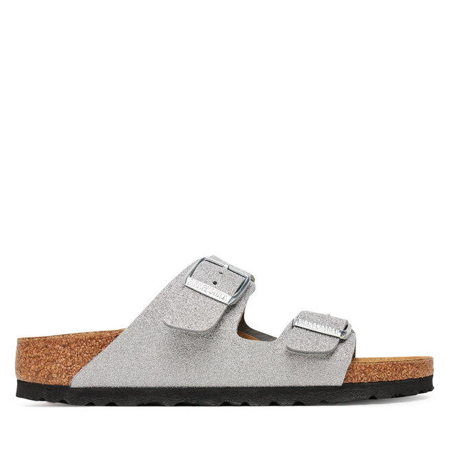 Klapki Birkenstock Arizona - Srebrny