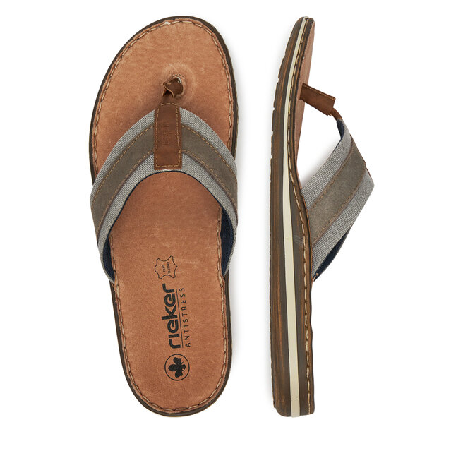 Japonki Rieker CEO-21095-42 Beżowy ciemny -