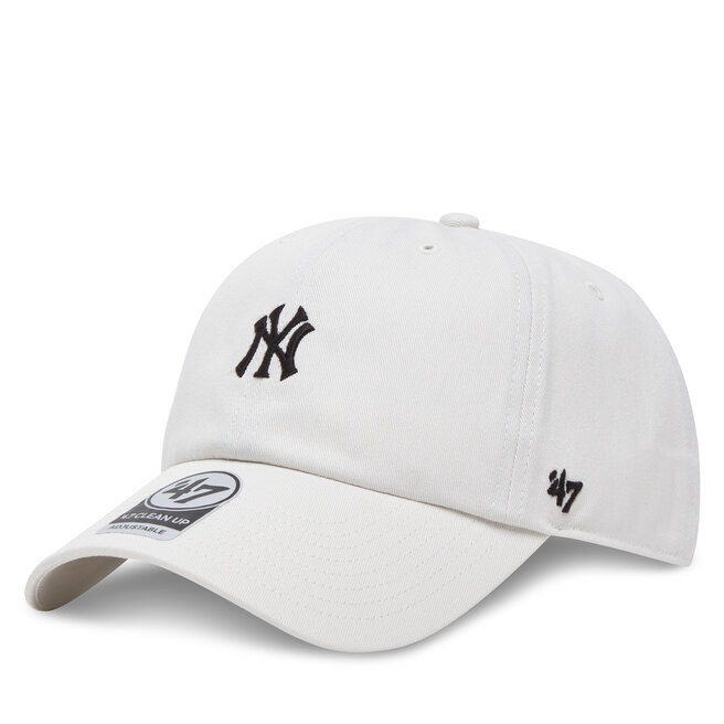 Czapka z daszkiem 47 Brand MLB New York YankeesFoundation ’47 CLEAN UP - Biały