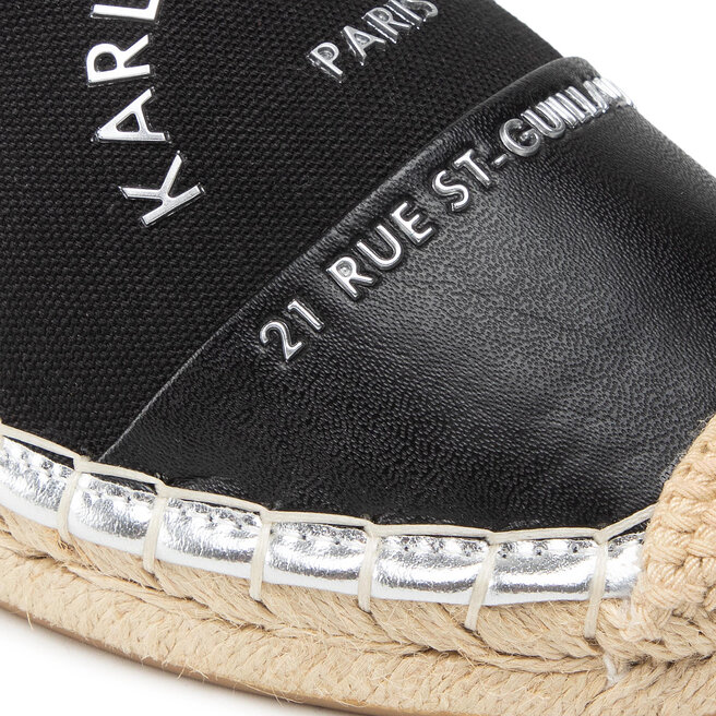 KARL LAGERFELD Еспадрили KARL LAGERFELD KL80108A Black Canvas